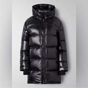 TNA The Super Puff Mid ✧ Highgloss Black ✧ Size XXS